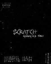 SCRATCH Animated Font